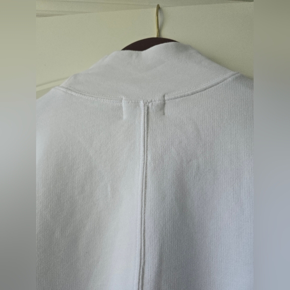 NWT Cotton Citizen White Mock Neck Cropped Sweatshirt USA Made Size M - Picture 8 of 15